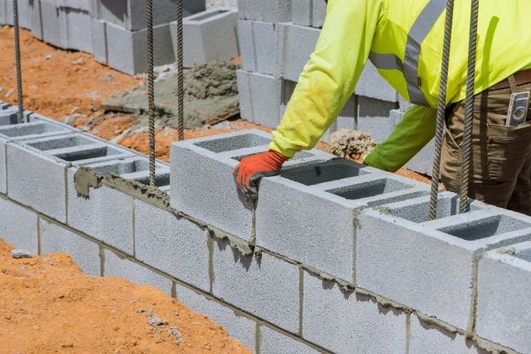 Concrete Blocks Installation in Mentor