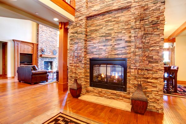 Stone Hearth Installation in Mentor